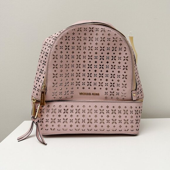 NWT Brand Michael Kors Pink Backpack - Picture 1 of 6